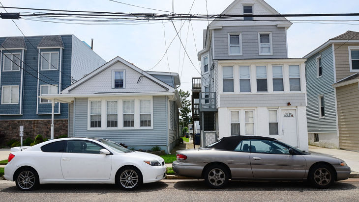shore parking spaces