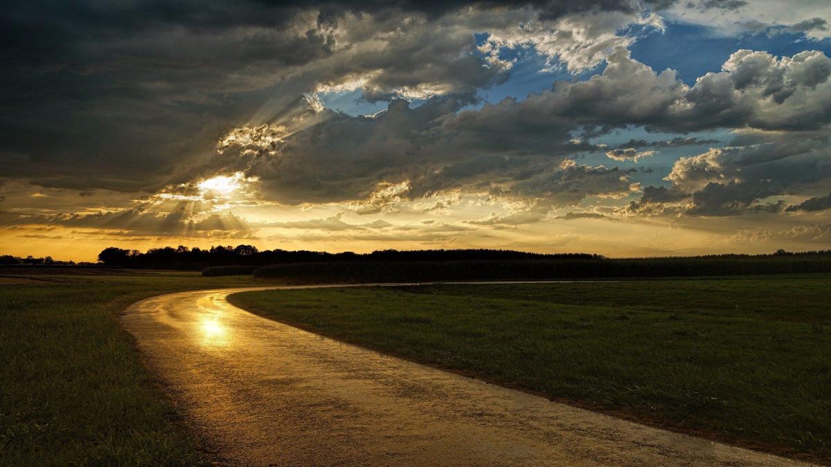 Sun Rain Clouds