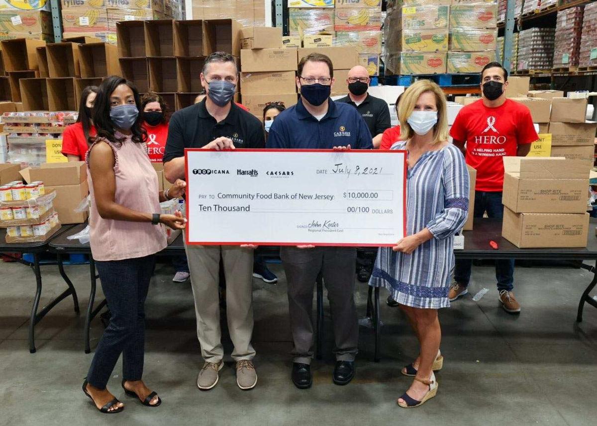 Caesars donates $10,000 to FoodBank