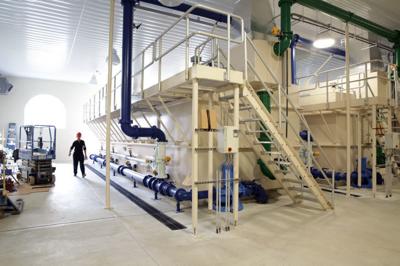 Egg Harbor City water treatment plant inside