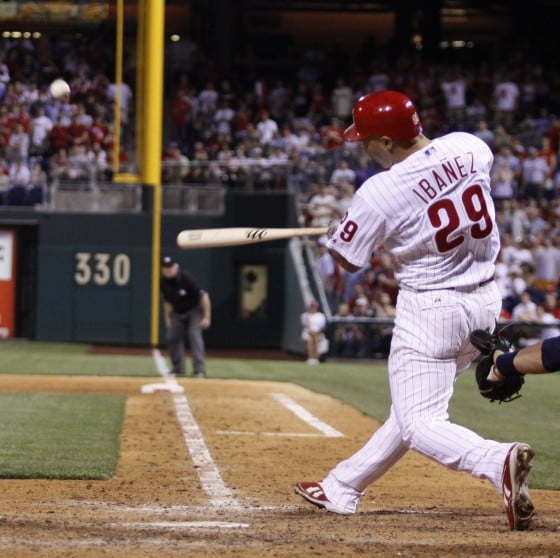 Raul Ibanez & Carlos Ruiz  Phillies, Philadelphia phillies, Baseball