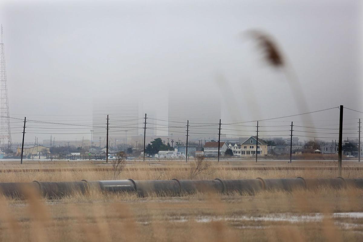 Scenes from a foggy morning in Atlantic City Weather