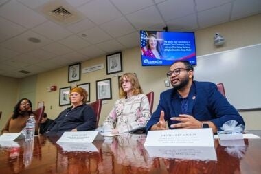 Higher Education Secretary Margo Chaly Meets With Atlantic Cape Students to Discuss Important Issues and Concerns
