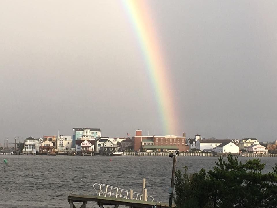 Printer Rambow Rainbow over Longport