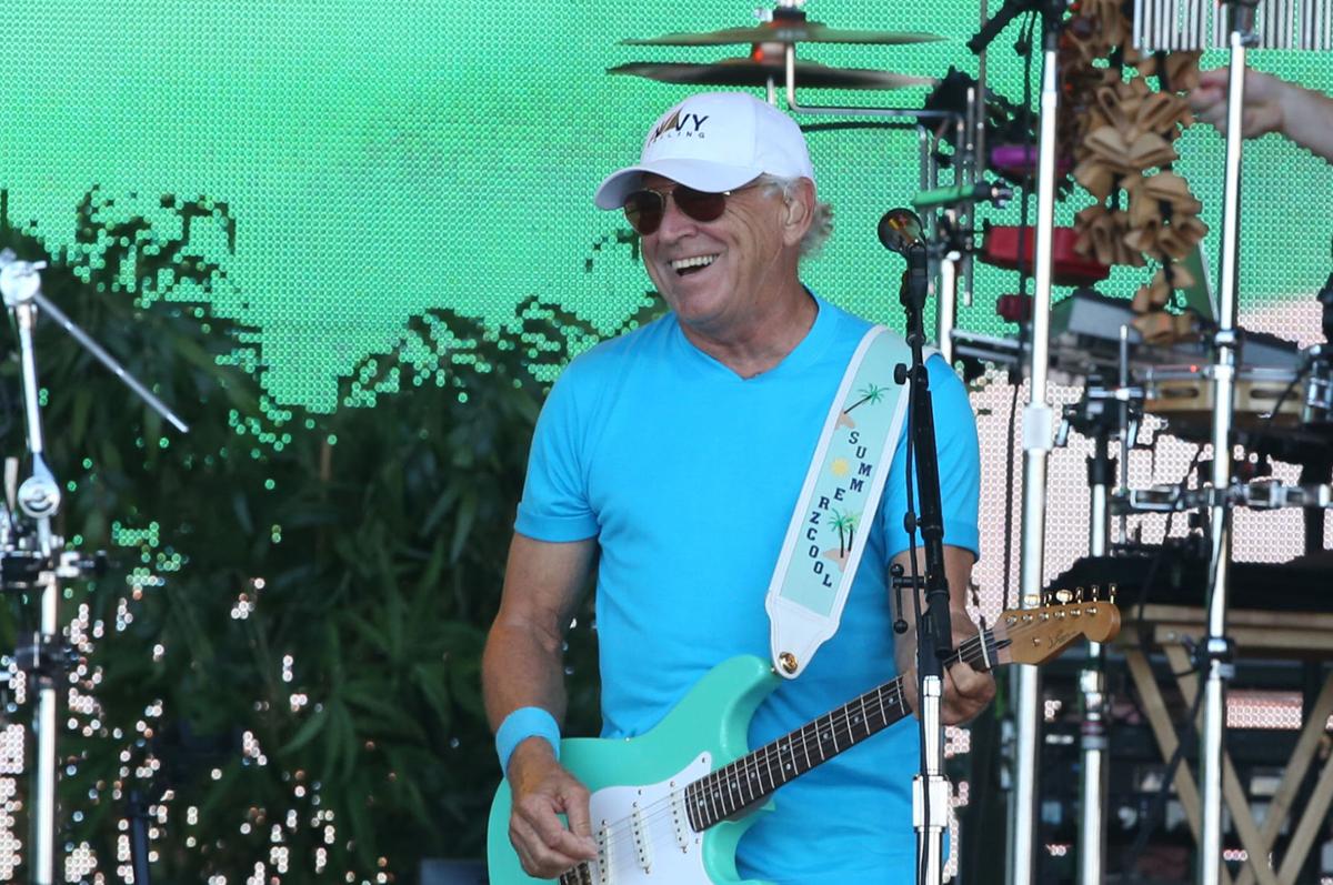 Jimmy Buffett concert late