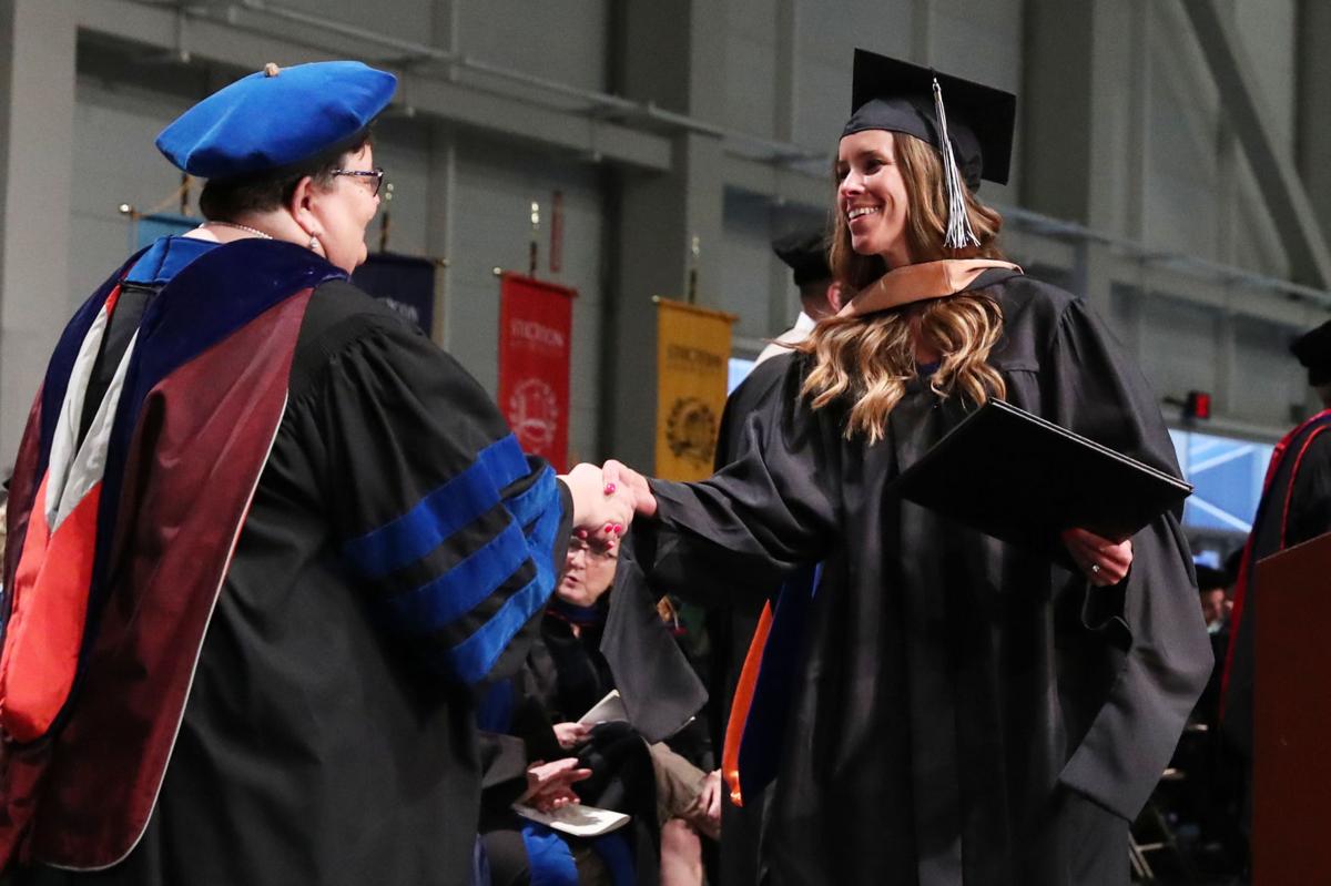 More than 250 Stockton graduate students receive degrees Tuesday
