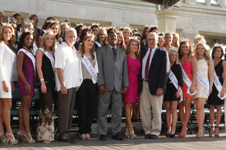 MISS AMERICA ARRIVES