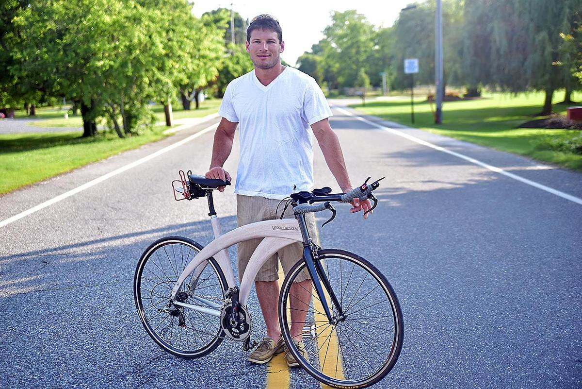 Man Transforms Wood Into Bikes In Cape May Workshop Business Pressofatlanticcity Com