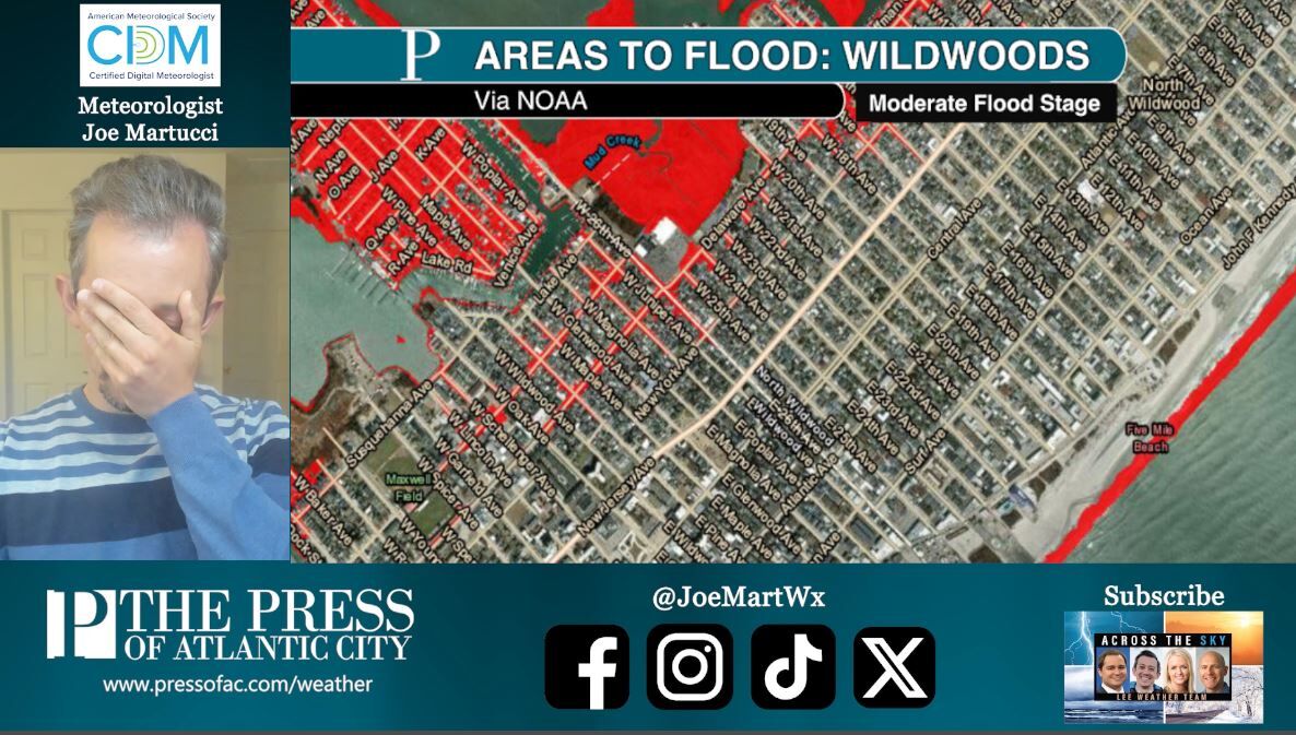 NJ weekend forecast: Coastal flood warnings, northern lights