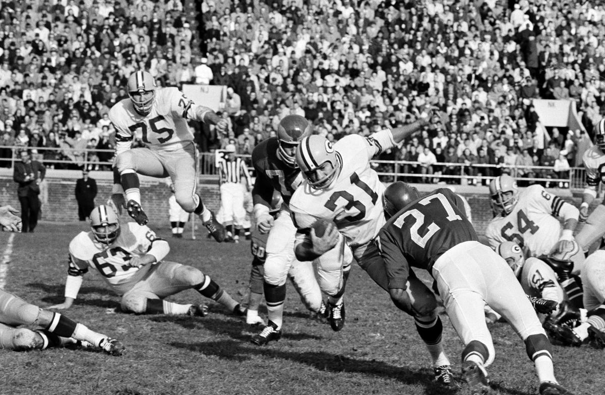 Jim Taylor, Irv Cross, Forrest Gregg, Fred Thurston, Riley Gunnels