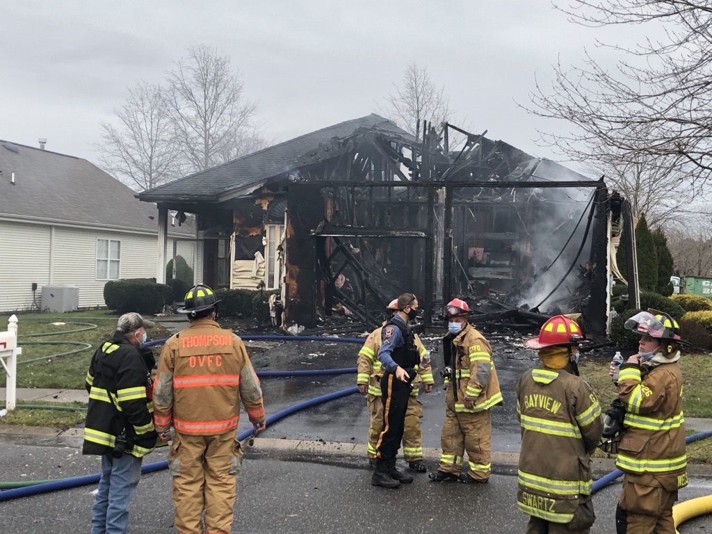 Fire destroys Galloway Township home on Christmas Eve