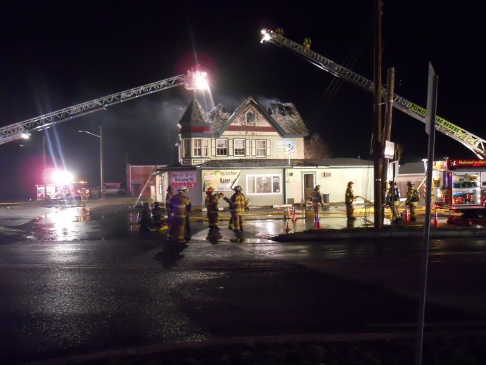 Afterhours fire damages roof of Kennedy’s Bar in Galloway Township