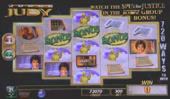 Judge judy slot machine