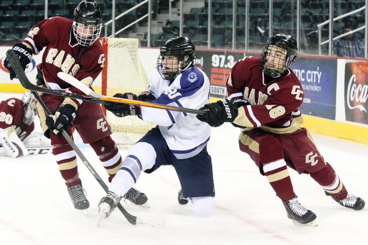 St. Augustine vs Gloucester Catholic Hockey game