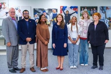 Higher Education Secretary Margo Chaly Meets With Atlantic Cape Students to Discuss Important Issues and Concerns