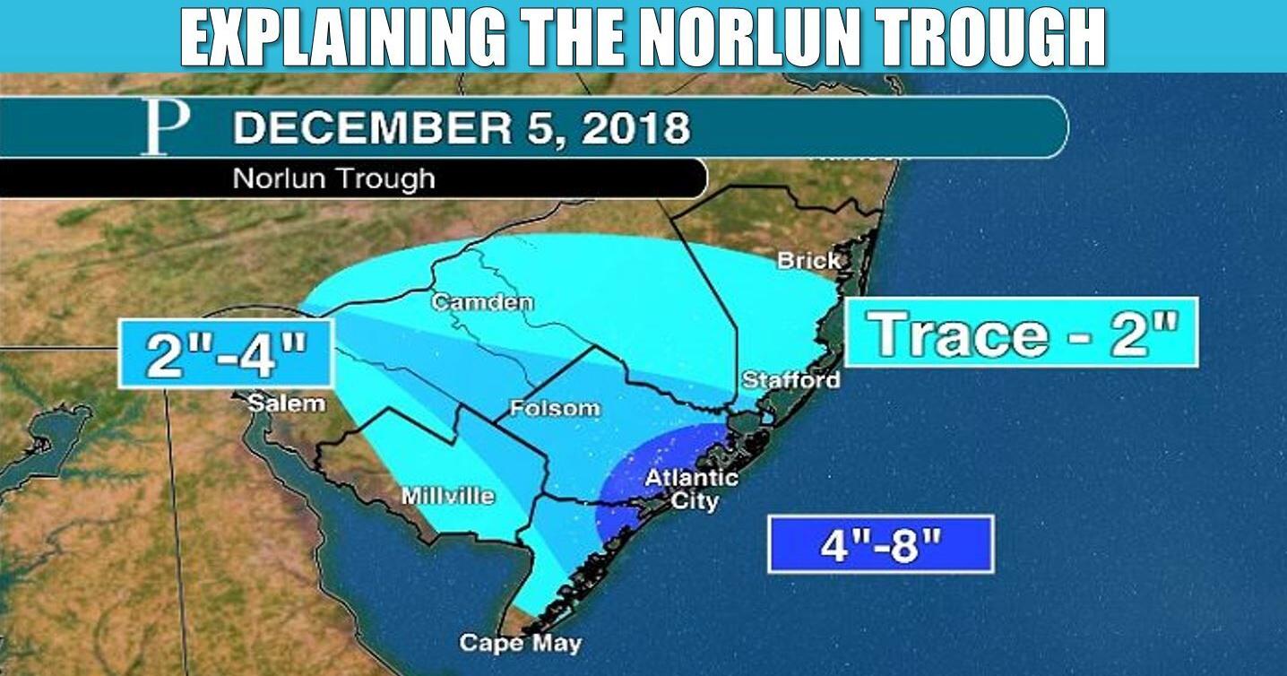 NORLUN trough explainer, which should bring heavy snow to NJ - Vimarsana News