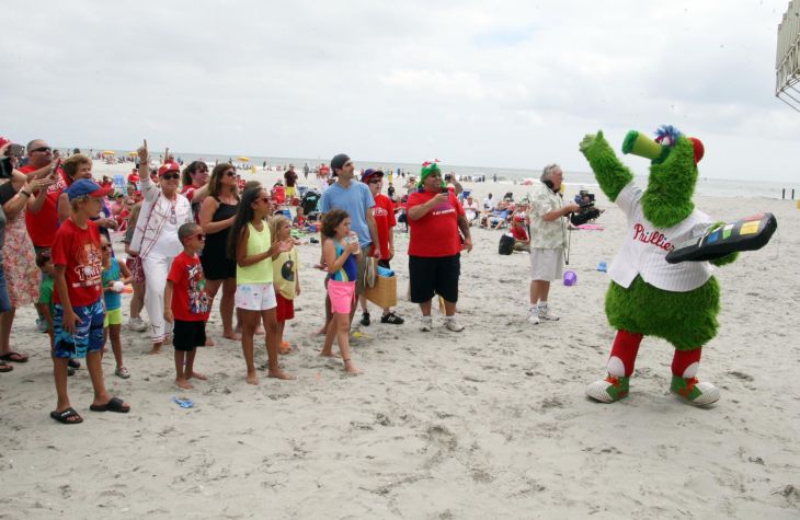 PHILLIES ON THE BEACH