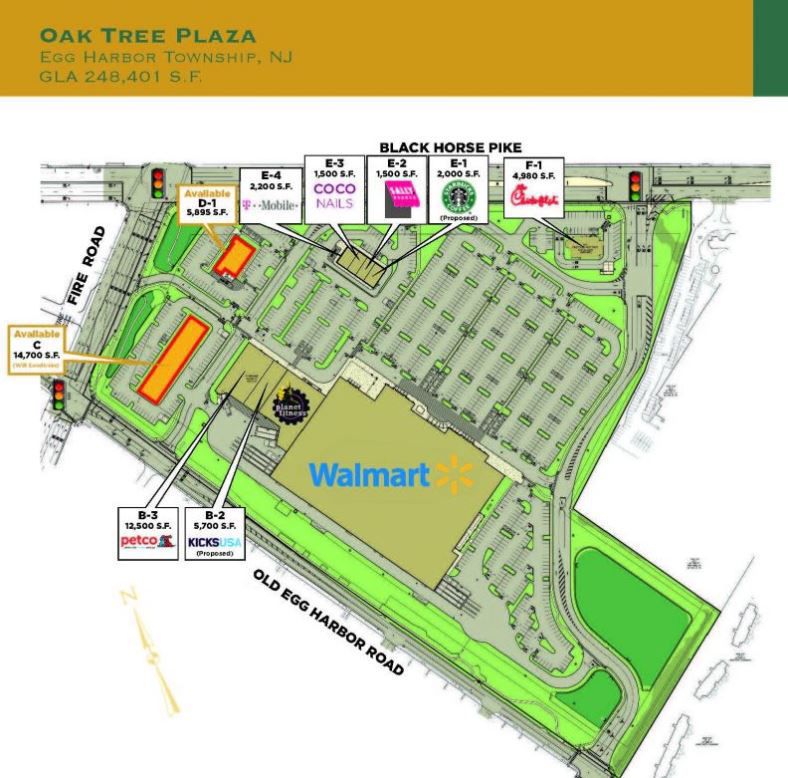 Fitness, Petco to join WalMart in Egg Harbor Township