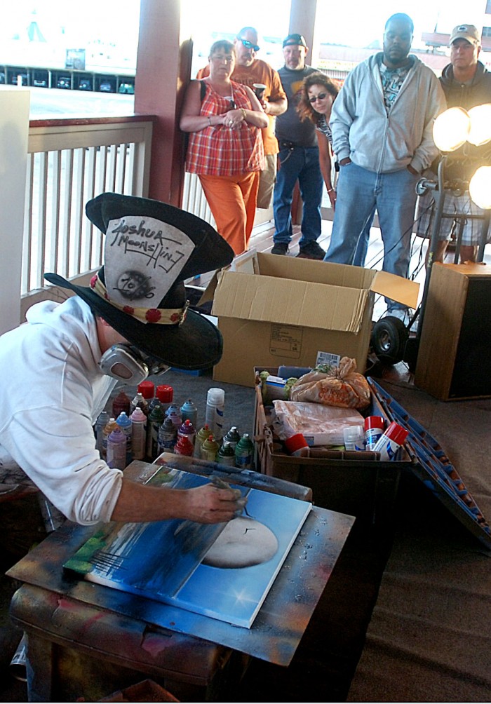 Quick on the draw spraypainter amazes Wildwood Boardwalk crowds Local News