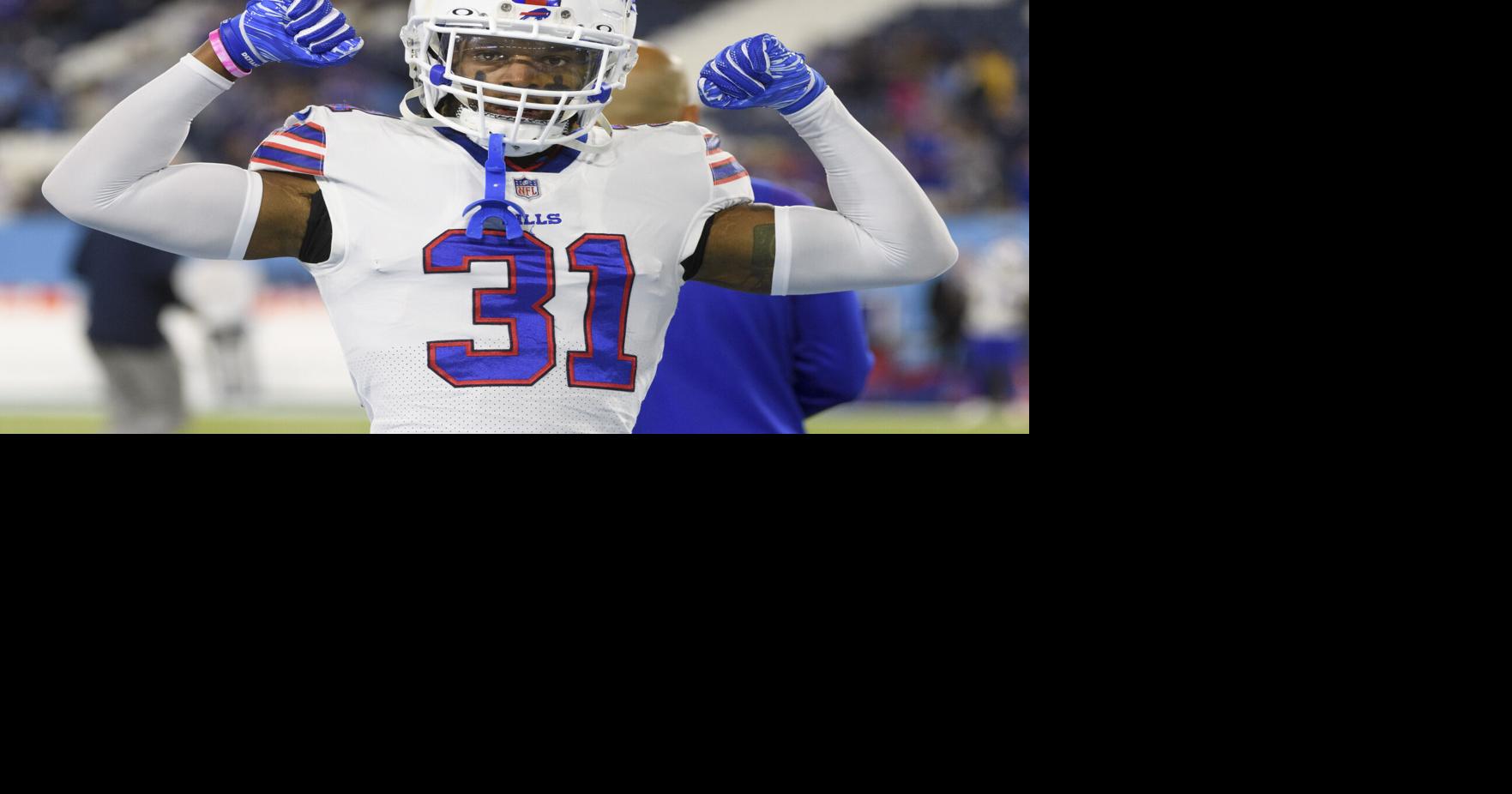 What is the No. 3 patch on Bills' jerseys? Buffalo honors Damar Hamlin's  recovery during playoff run