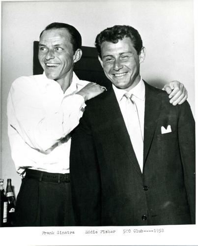 Sinatra and Eddie Fisher at 500 Club