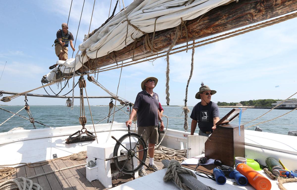 AJ Meerwald sails with Maritime Campers