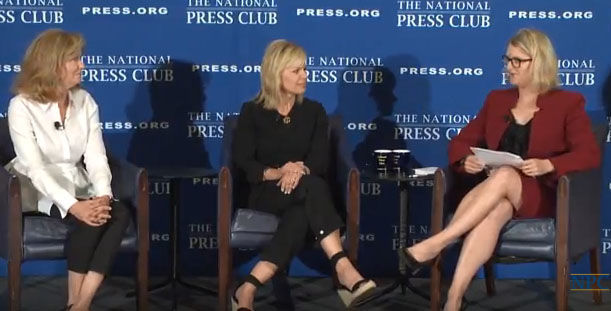 Carlson and Hopper talk about 'moving forward' with Miss America at National Press Club event
