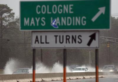 Rain storm hits Atlantic County