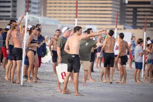 Scenes from the Chief Rod Aluise Atlantic City Lifeguard Classic at Albany Avenue beach, Atlantic City