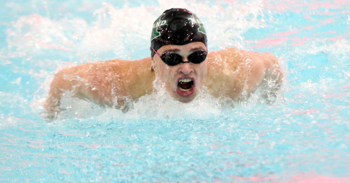 Adrian Romej Mainland grad helps TCNJ men's swimming win NJAC title