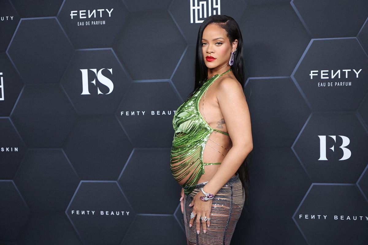 Pregnant Rihanna Models Savage X Fenty Lingerie in 5-Inch High Heels