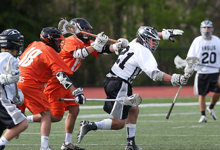 Middle Twp at EHT boys lacrosse