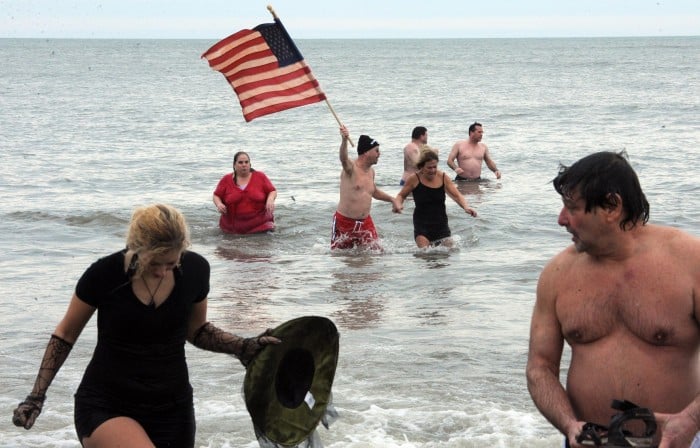 polar bear plunge