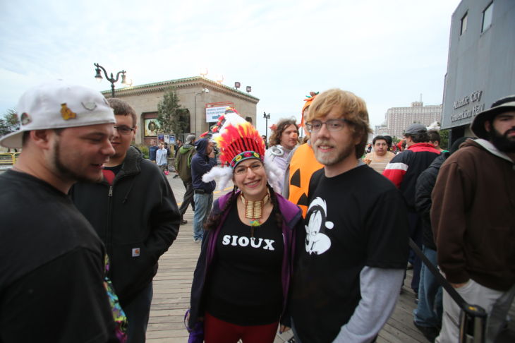 Phish pre-concert scene