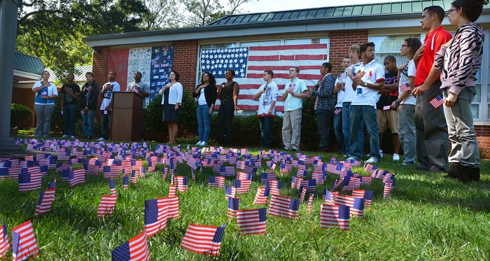 flags for 9/11