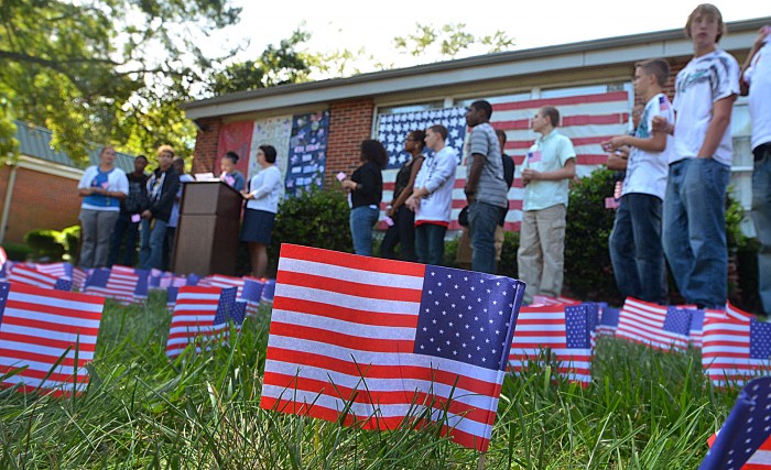 flags for 9/11