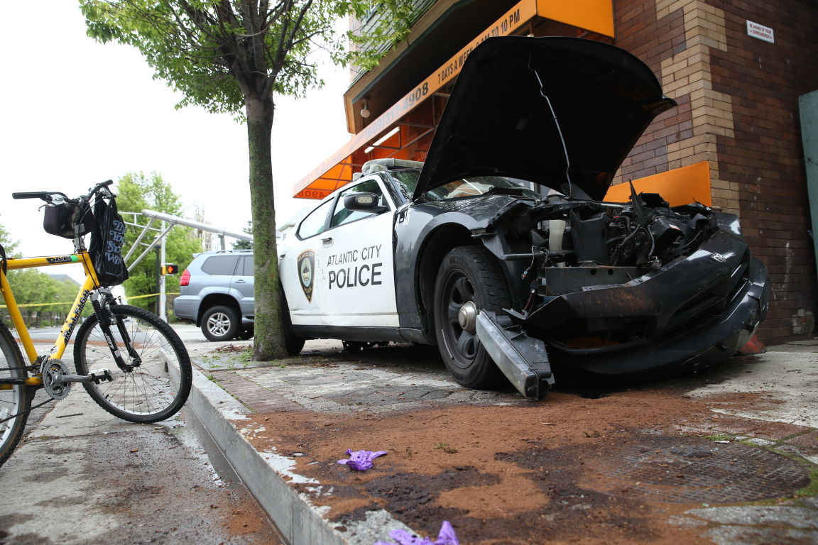 Atlantic City Police car involved in accident Photo Galleries