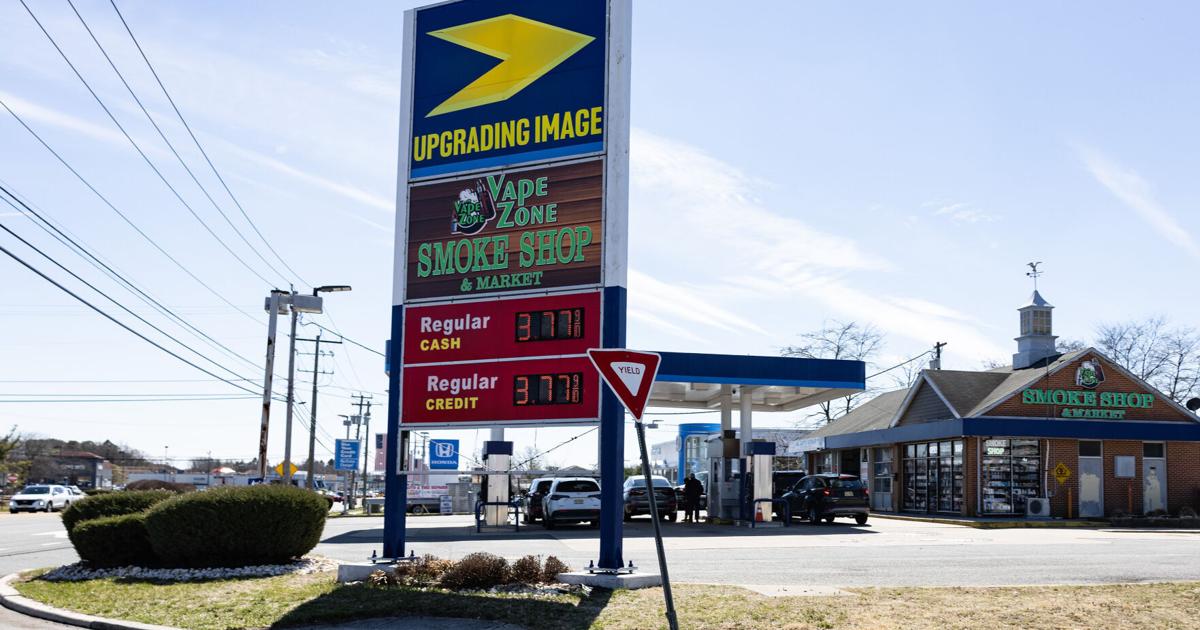 New Jersey gas prices up more than 3 cents a gallon this week