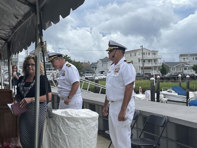 Commander Max Slusher retired from the Navy after 41-plus years