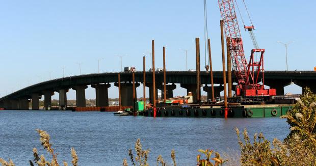 As one bridge goes up, one comes down at Beesley's Point
