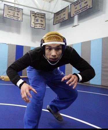 Antonio Mancella Oakcrest wrestler Feb. 2, 2012