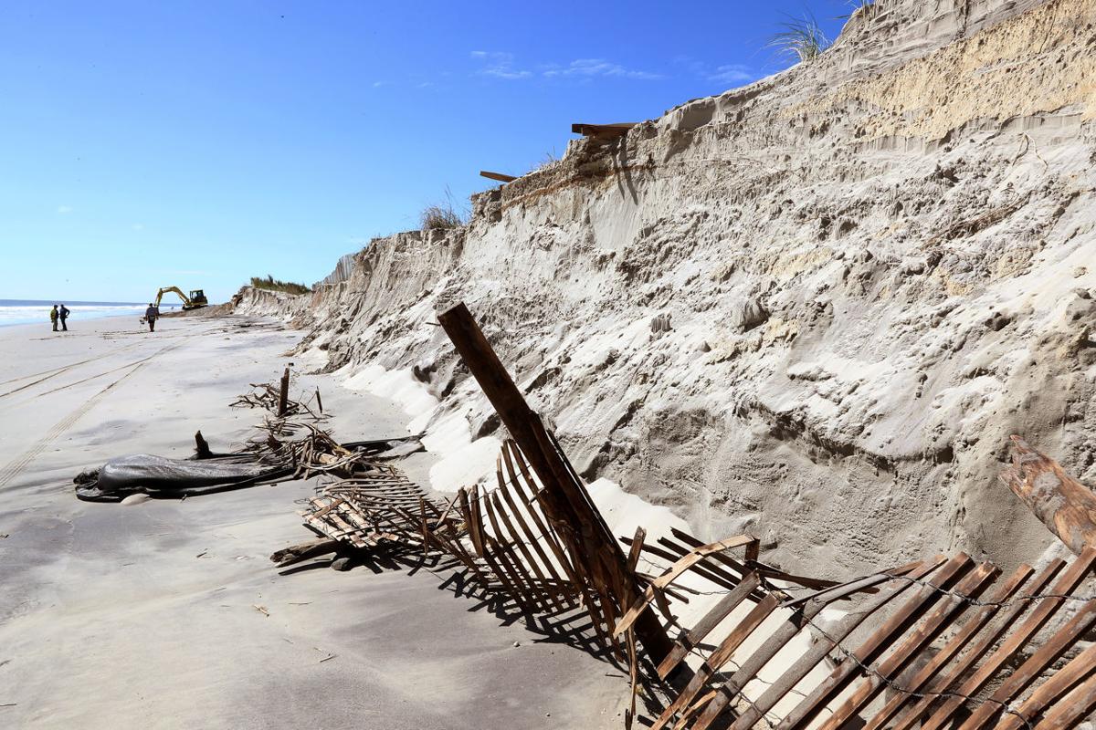 North Wildwood Beach Erosion from Hurricane Jose Pac