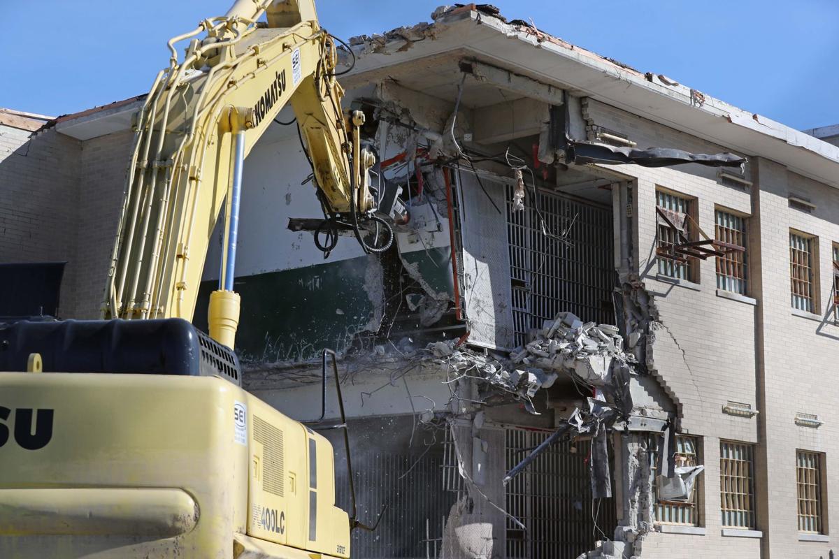 Old Atlantic County Jail started coming down Wednesday Latest