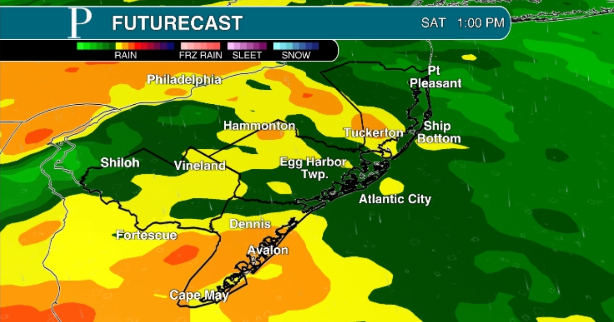 How much rain and wind will occur in NJ nor'easter Saturday? - Vimarsana News