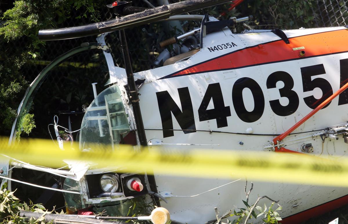 Pilot able to keep crashing helicopter away from houses in Cape May