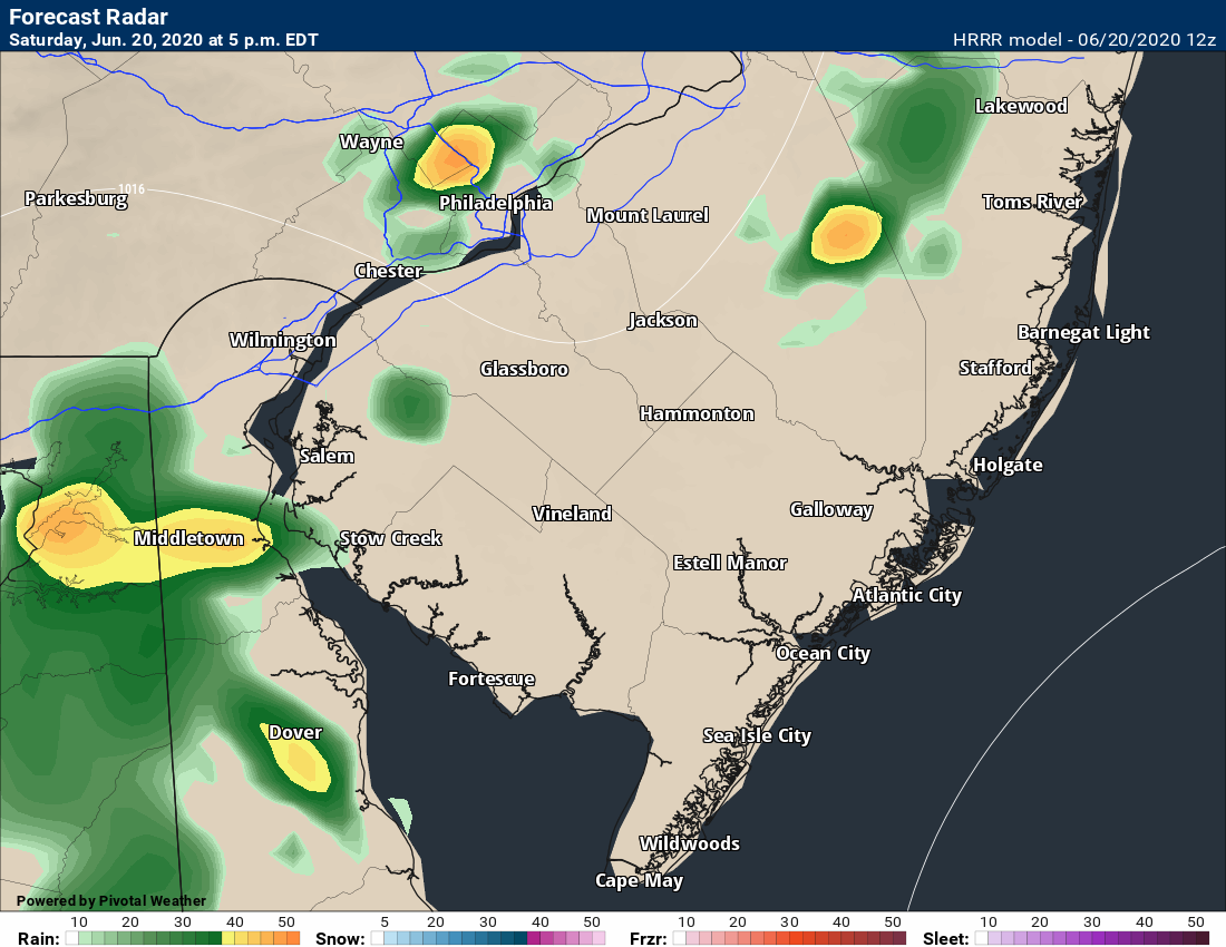 What does it mean when you hear isolated, scattered storms?