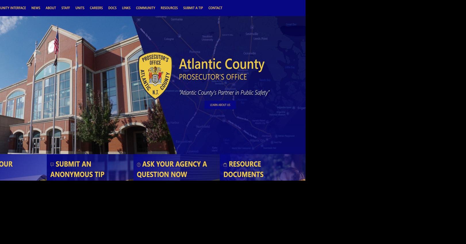 Atlantic County Prosecutor's Office debuts updated website