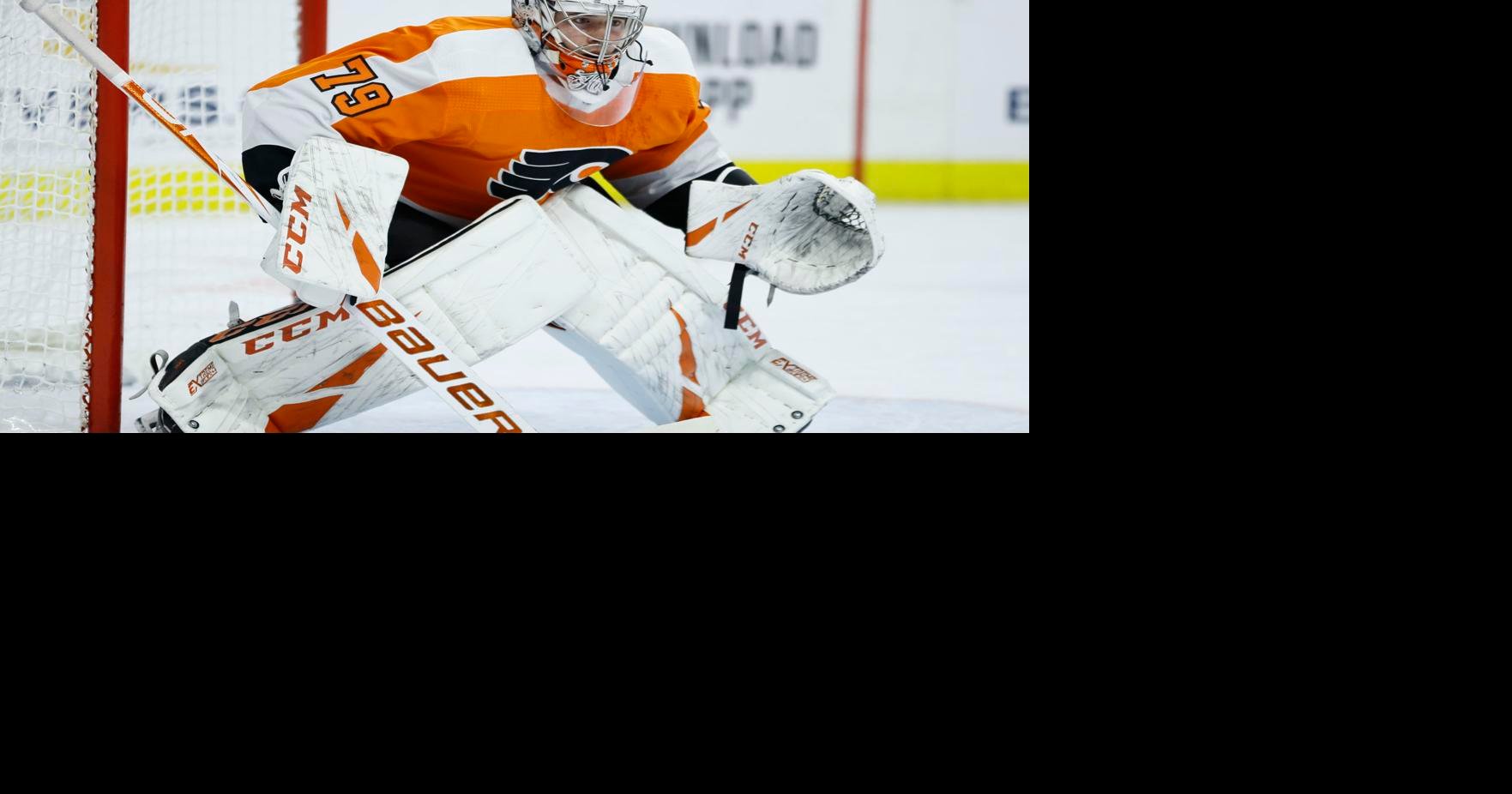 Flyers goalie Carter Hart out for rest of season