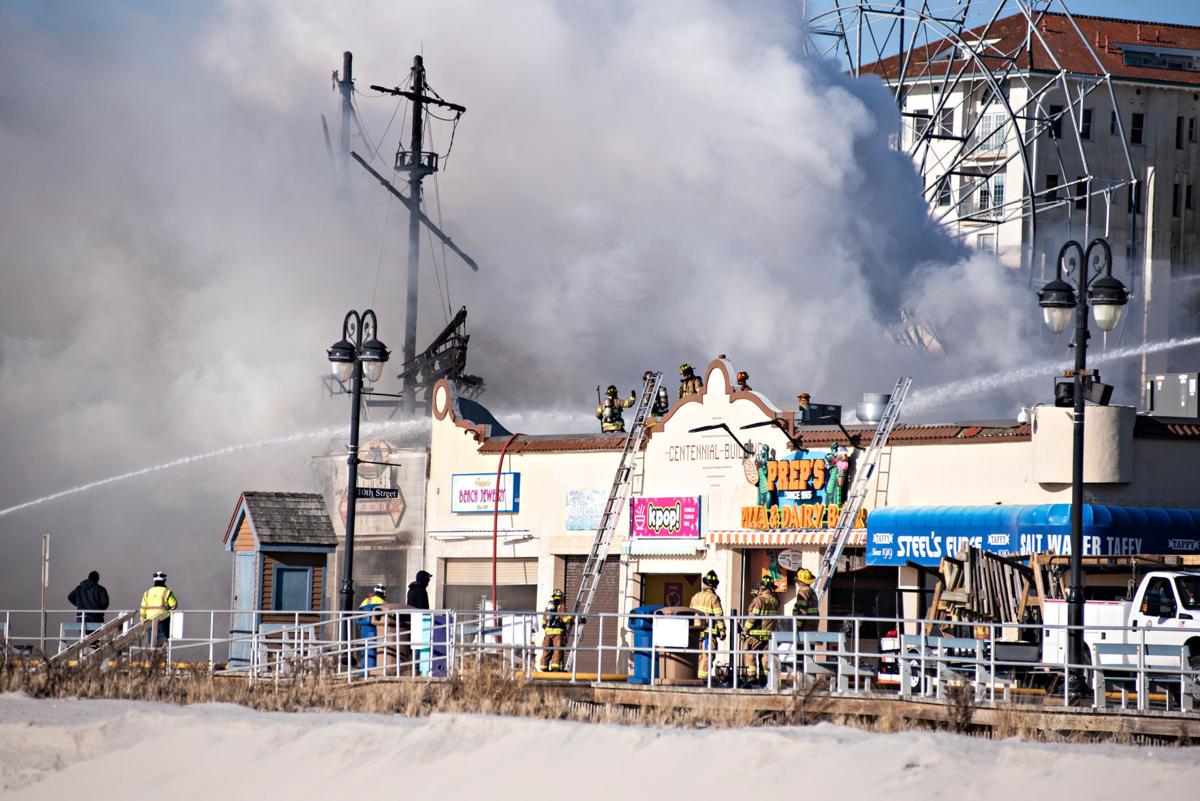 picture Castaway Cove Ocean City New Jersey Boardwalk ocean city amusement park burns but