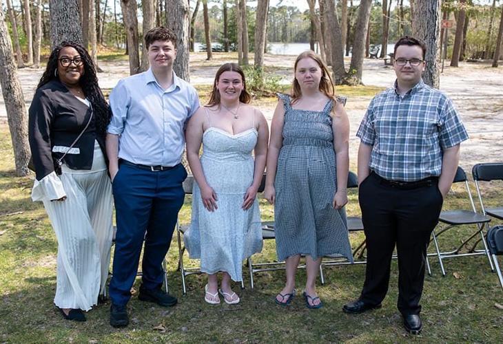 Graduating Students Inducted into Honor Societies